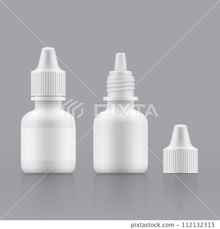 Nasal spray in plastic bottles. 112132315