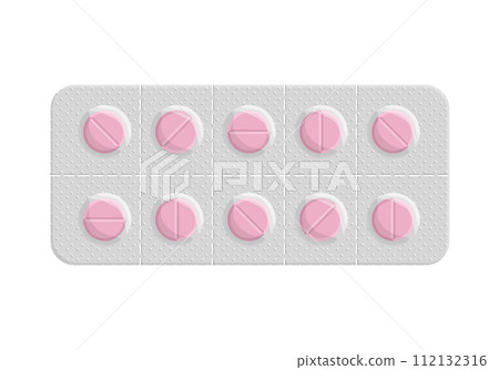 Blister pack of pills 112132316