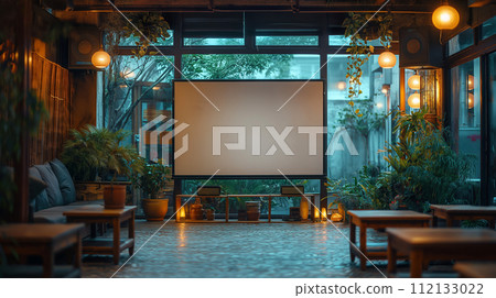 Conference room with whiteboard 112133022