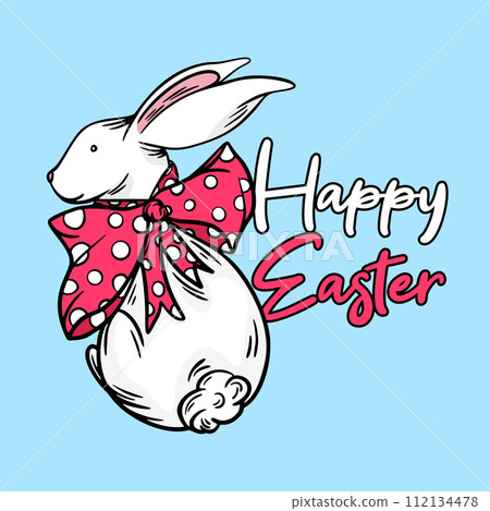Happy Easter Greeting Card 112134478