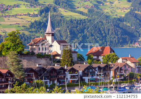 Spiez Church and Castle, Switzerland 112134755