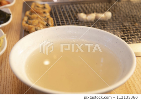 Korea food. Scorched Rice Soup 112135360