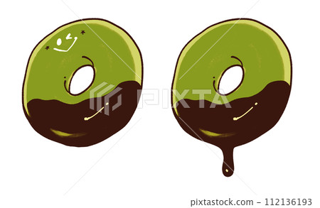 donut chocolate d 112136193