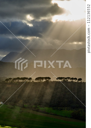 Ronda town surroundings Spain landscape Ronda town surroundings Spain landscape 112136552