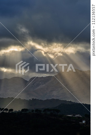 Ronda town surroundings Spain landscape Ronda town surroundings Spain landscape 112136557