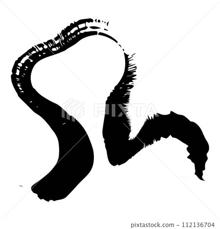 Brush stroke line element, grunge charcoal hand drawn hatches scribble marker art brushes line, chalk texture doodle drawing design illustration Brush stroke line element, grunge charcoal hand drawn hatches scribble marker art brushes line, chalk texture doodle drawing design illustration 112136704