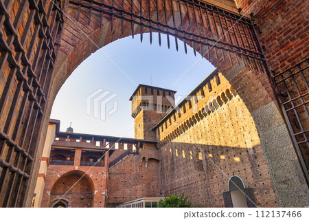Sforzesco Castle close up Sforzesco Castle close up 112137466
