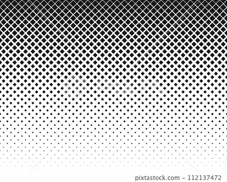 Black and white halftone rhomboid pattern. Black and white halftone rhomboid pattern. 112137472