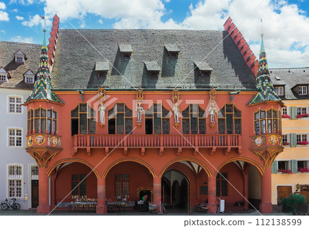 building in the center of freiburg germany building in the center of freiburg germany 112138599