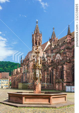 cathedral in the freiburg germany 112138605