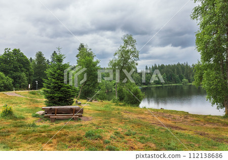 landscape at the lake Windgfellweicher Germany landscape at the lake Windgfellweicher Germany 112138686
