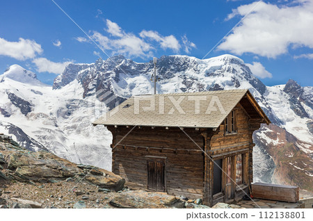Gornergrat, Switzerland. Matterhorn mountain visible in background 112138801