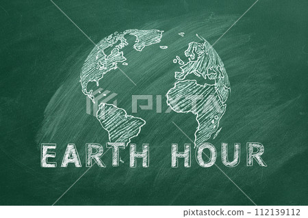 Earth hour concept 112139112