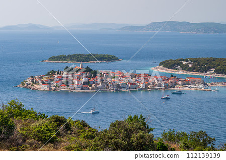 Cityscape of Primosten in Croatia 112139139