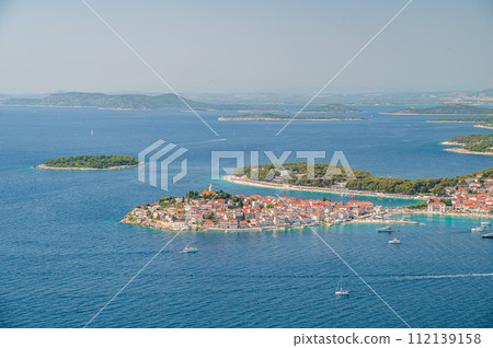 Cityscape of Primosten in Croatia Cityscape of Primosten in Croatia 112139158