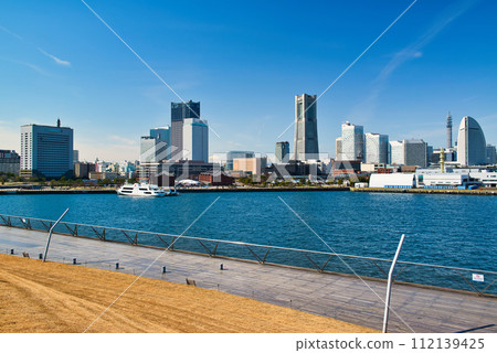View of Mt. Fuji and Minato Mirai from Yokohama Daisanbashi Pier View of Mt. Fuji and Minato Mirai from Yokohama Daisanbashi Pier 112139425