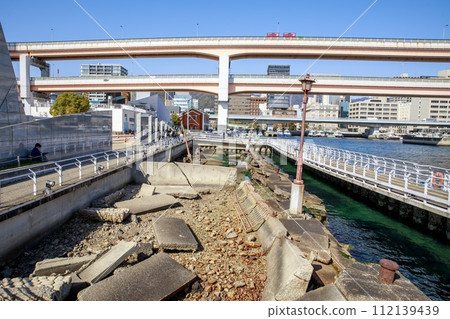 神戶市晴空下的神戶地震紀念公園 神戶市晴空下的神戶地震紀念公園 112139439
