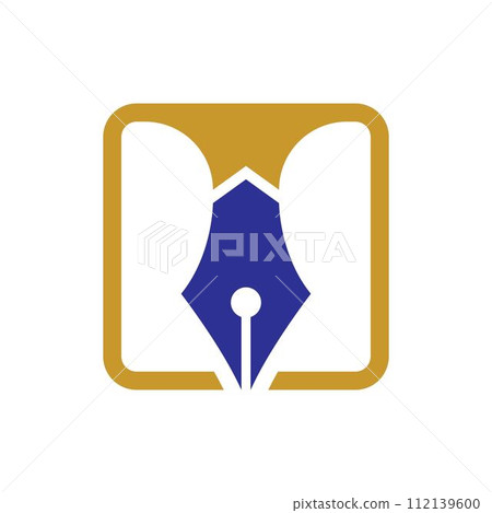 Pen logo images  illustration 112139600