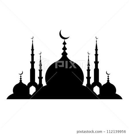 Mosque logo images illustration Mosque logo images illustration 112139956
