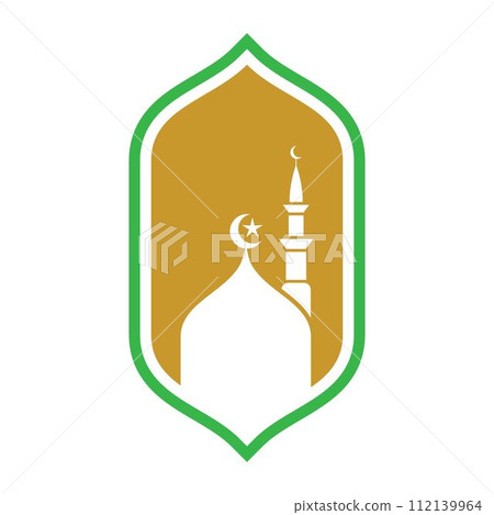 Mosque logo images illustration Mosque logo images illustration 112139964