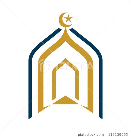 Mosque logo images illustration Mosque logo images illustration 112139965