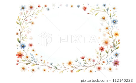 可愛的花框 112140228