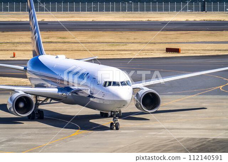 羽田機場風景,飛機滑行,東京大田區 羽田機場風景,飛機滑行,東京大田區 112140591