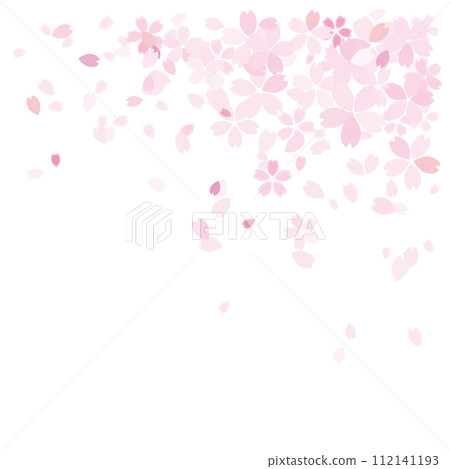 Watercolor style cherry blossom petal illustration Watercolor style cherry blossom petal illustration 112141193