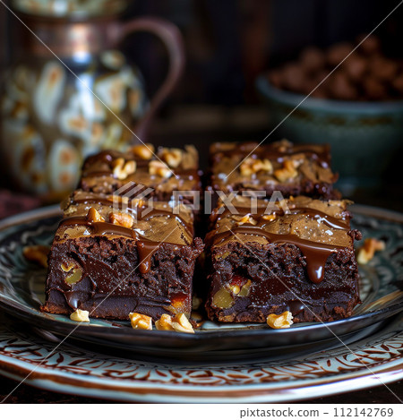 成人糖果：堅果波本布朗尼 112142769