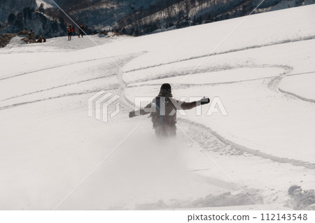 View of Winter Mountain 112143548