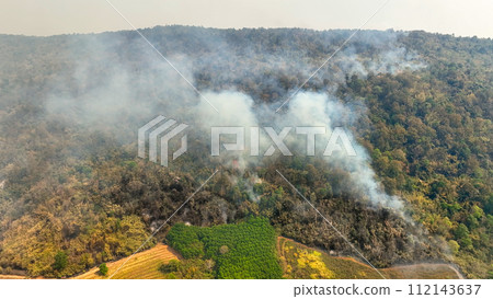 Climate change, Agriculture burning release carbon dioxide (CO2) emissions and other greenhouse gases (GHG) that contribute to climate change. 112143637