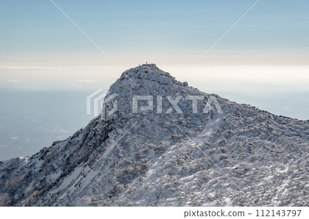 Landscape in winter mountain 112143797