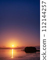 Morning sun over a small island in Setouchi 112144257