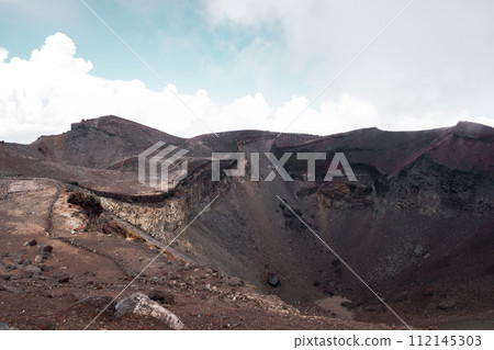 Climbing scenery of Mt. Fuji 112145303