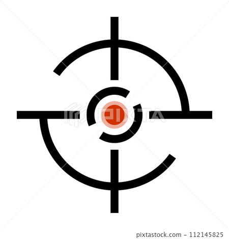 Modern target icon. Aim. vector. Modern target icon. Aim. vector. 112145825