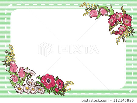 Flower frame of spring Flower frame of spring 112145986