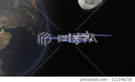 Satellite and Earth Satellite and Earth 112146258