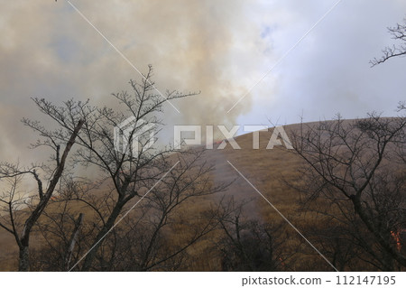 Omuroyama mountain burning blaze Omuroyama mountain burning blaze 112147195