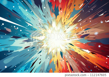 Colorful cosmic explosion: energetic artwork AI images 63 112147605