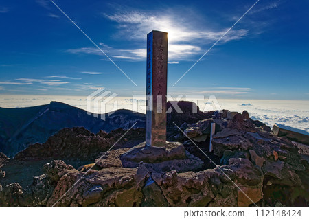 Mt.Fuji summit, Kengamine signpost 112148424