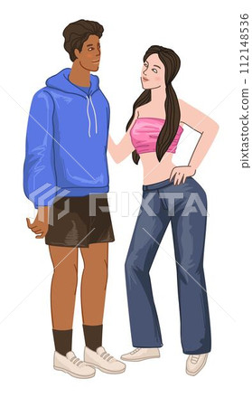 Teenagers from 2000s, fashion and style of 00s 112148536