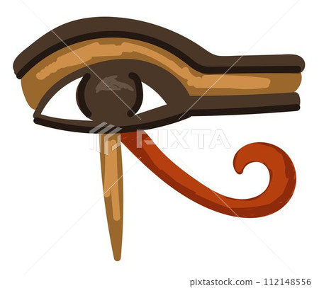 Eye of Horus, symbol of ancient Egypt religion Eye of Horus, symbol of ancient Egypt religion 112148556
