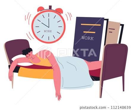 Procrastination and exhaustion, sleep addiction 112148639