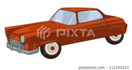 Vintage transport of 50s retro vehicle sports auto Vintage transport of 50s retro vehicle sports auto 112149323