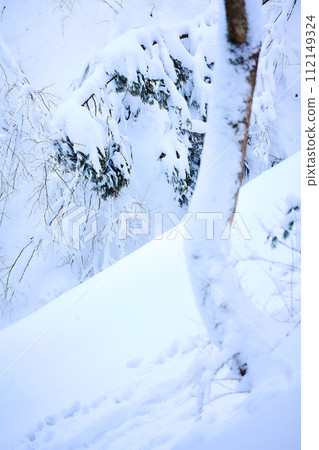 Scenery of snowy mountains Scenery of snowy mountains 112149324