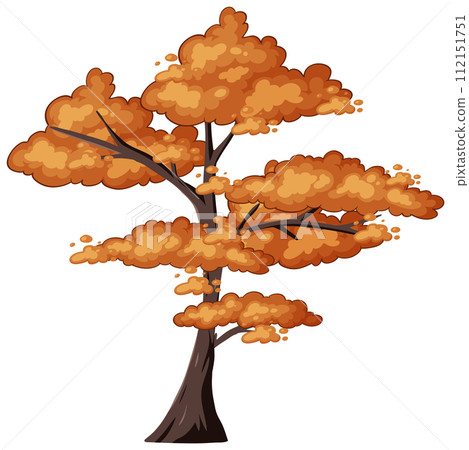 Autumn Tree Vector Illustration Autumn Tree Vector Illustration 112151751