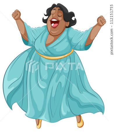 Joyful Woman Celebrating Success Joyful Woman Celebrating Success 112151755