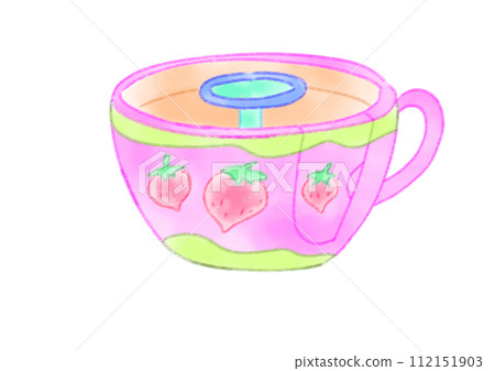 strawberry coffee cup 112151903