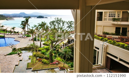 Scenery of a tropical resort hotel Scenery of a tropical resort hotel 112151990