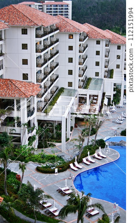 Tropical beach resort scenery Tropical beach resort scenery 112151994